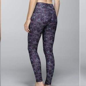 Lululemon Wunder Under Pant *Full-On Luxtreme (Roll Down)Rocky Road Gusto Blue